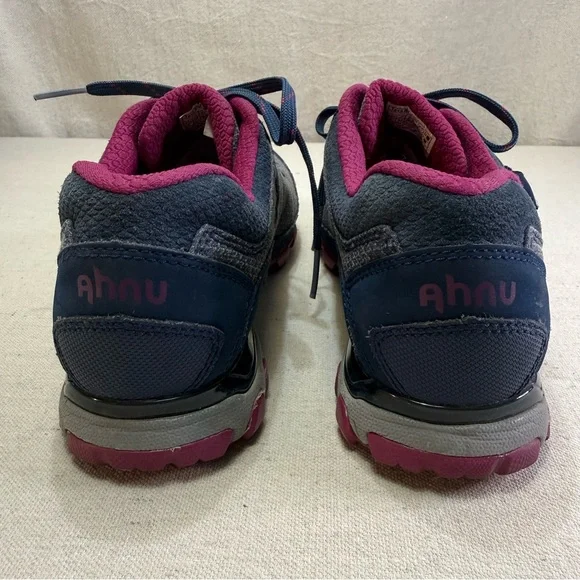 Ahnu Sugarpine Low Women's Size 8 Vibram Hiking Running Shoes Gray Navy - Picture 4 of 16